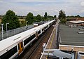 The Slade Green railway station in Slade Green.