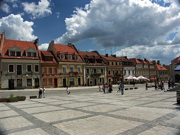 Sandomierz is one of the main tourist destinations in the Świętokrzyskie Voivodeship