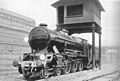 Power-operated locomotive hoist, Battersea running shed (CJ Allen, Steel Highway, 1928).jpg