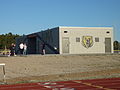 PR's Athletic Fieldhouse, as seen from the football practice field.