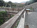 Puente de Palo, que cruza el barranco de las Tapias.