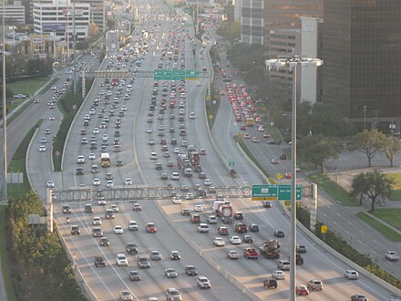 Interstate 610 in Uptown Houston