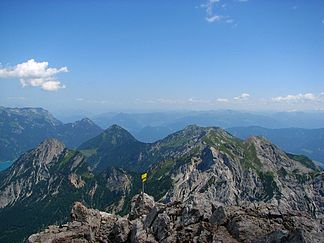 The eastern part of the Rauer-Knöll junction from the Sonnjoch