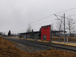 <span class="mw-page-title-main">Research and Technology station</span> Light rail station in Waterloo, Ontario