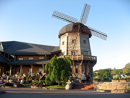 The Lido Restaurant complete with a windmill