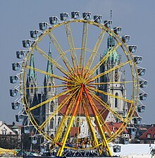 Riesenrad auf dem Fruehlingsfest in Muenchen.JPG