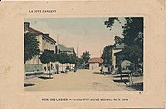 Carte de postale, "la côte d'argent" Rion des Landes, la crouts arramere, la mairie, la poste, début XX