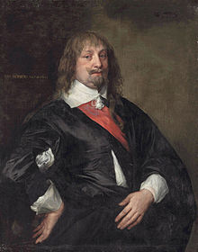 Sir Robert Howard deemed Howard too "ignominious to his family" to be returned to England Robert Howard by Anthony van Dyck.jpg