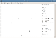 BSD robots is very similar to the original Chase. Robots text screenshot.png