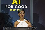 Rumman Chowdhury at the AI for Good Global Summit 2018 (42110666692).jpg