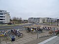 Cykelparkering på Søndergårds Torv.