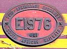 Builder's plate SAR Class 6E1 Series 8 E1976 ID.JPG