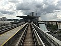 Tren menghampiri stesen MRT Kota Damansara.