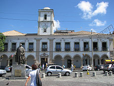 Prédio colonial do século XVII que abriga a Câmara Municipal de Salvador.