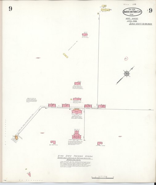 File:Sanborn Fire Insurance Map from American Fork, Utah County, Utah. LOC sanborn08829 003-9.tif