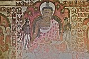 Buddhist frescos in Saspol caves / Ladakh, India