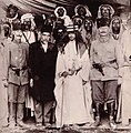Fahreddin Pasha bersama Saud bin Abdulaziz dari Keamiran Jabal Syammar