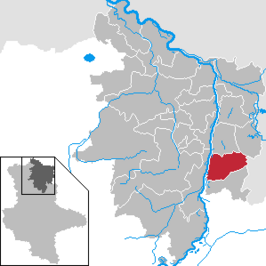 Kaart van Schönhausen (Elbe)