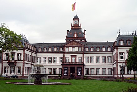 Schloss Philippsruhe am Ortsrand von Hanau