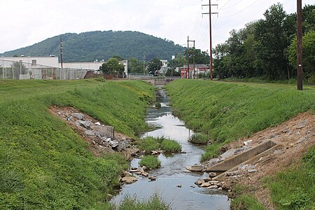 Sechler Run looking downstream