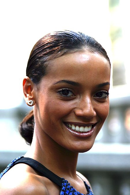 Selita Ebanks during Mercedes-Benz Fashion Week, September 9, 2007.jpg