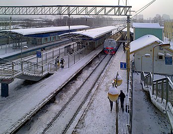 Платформа «Северянин» зимой