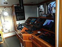 Boat control bridge Shabab Oman II (35053053711).jpg