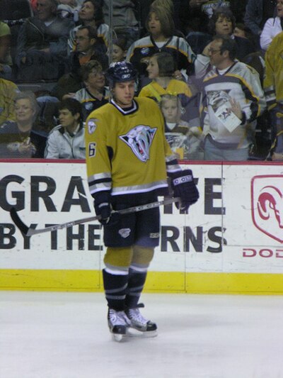 Weber with the Nashville Predators during the sophomore season. He was later named on the roster for the 2007 NHL YoungStars Game.