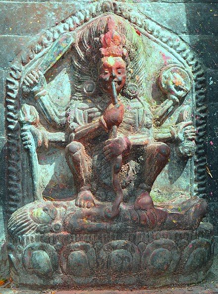 Nepalese depiction of the goddess Kali