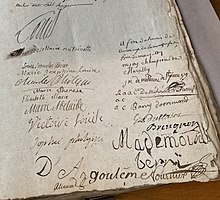 Signatrures du contrat de mariage de René Anicet de Méhérenc de Saint-Pierre.jpg