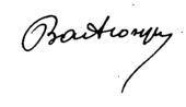 signature de Joseph Bail