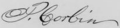 Signature of Philip Corbin, New Britain, Connecticut before his death in 1910, from- Philip Corbin, New Britain, Connecticut (cropped).png