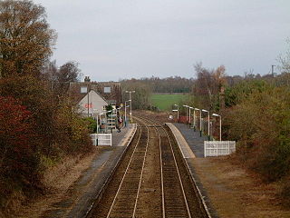 Silverdale railway station Railway station in Lancashire, England