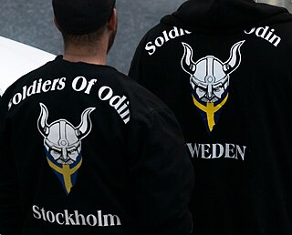 <span class="mw-page-title-main">Soldiers of Odin</span> Anti-immigrant, white supremacist group