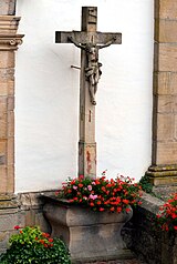 Crucifix and tomb