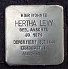 Stolperstein Duisburger Str 19 (Wilmd) Hertha Levy.jpg