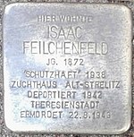 Stolperstein Parchim Feilchenfeld Isaac.jpg