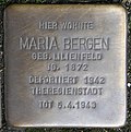 Stolperstein für Maria Bergen (Genter Straße 25)