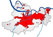 Karte der Stadt Straubing