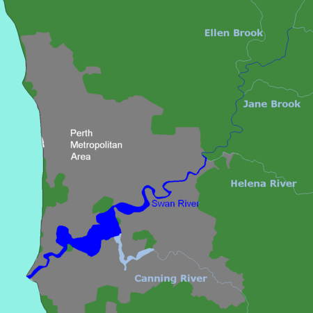 Swan River Map