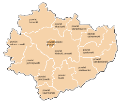 Окрузи во Светокришкото Војводство