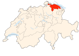 Kaart van Thurgau