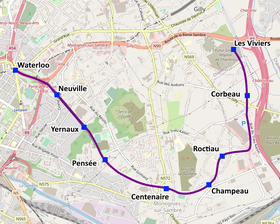 Image illustrative de l’article Ligne M5 du métro léger de Charleroi