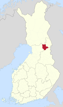 Kaart met de locatie van Taivalkoski