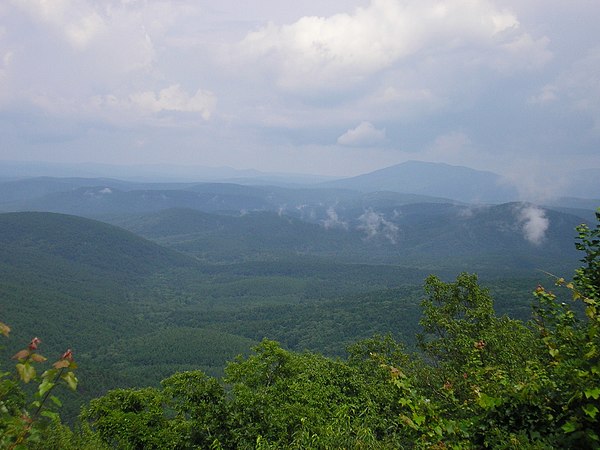 Hills and forests of the Choctaw Nation