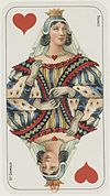 Tarot nouveau - Grimaud - 1898 - Hearts - Queen.jpg