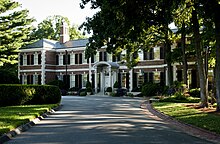 The Tennessee Governor's Mansion, designed by Hart. Tennessee Residence.jpg