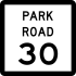 Park Road 30 işaretçisi