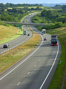 The Newbury bypass near Donnington The A34, Donnington.jpg