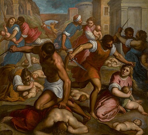 The Massacre of the Innocents by Jacopo Palma (Palma il Giovane)